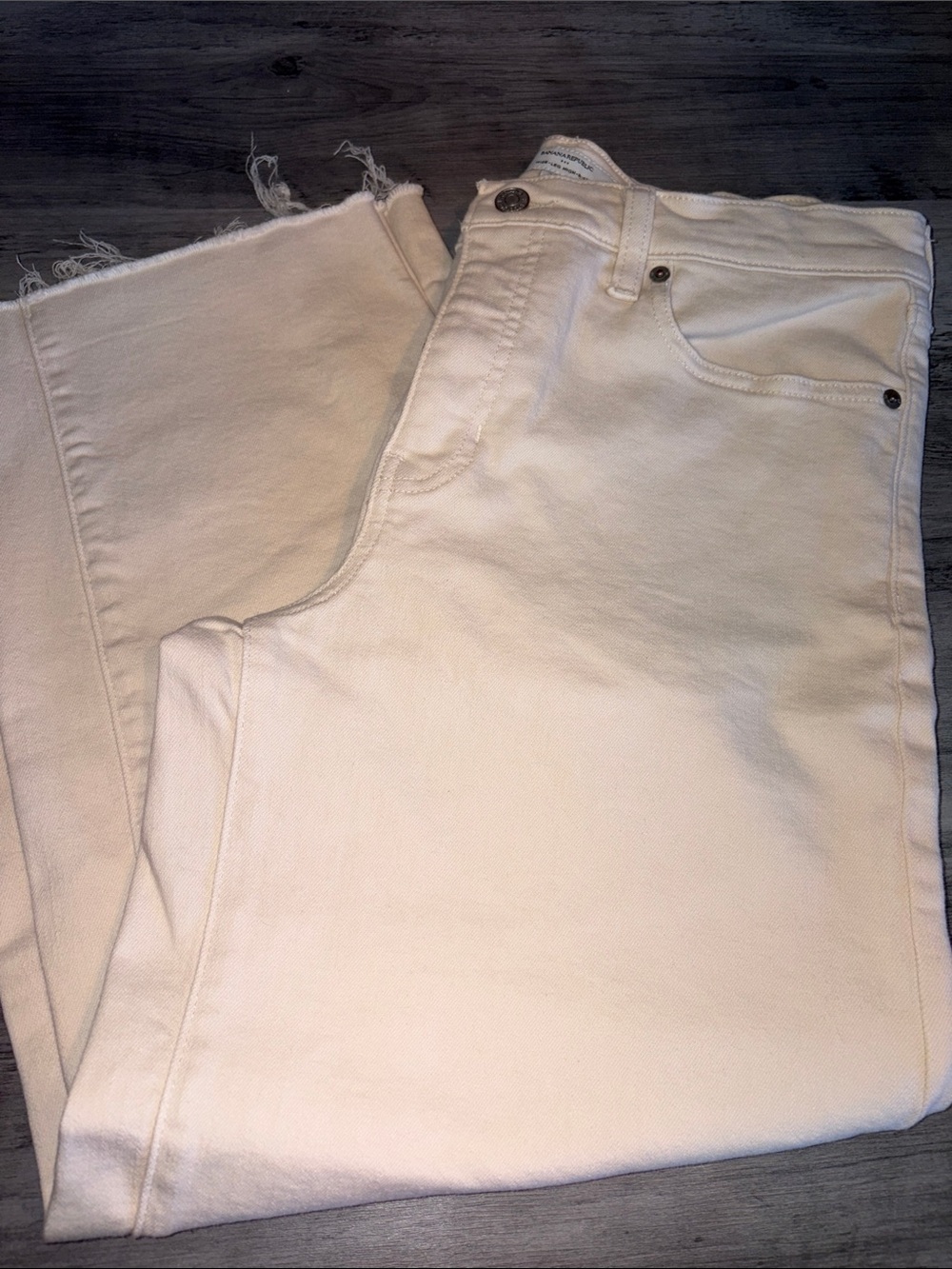 Banana Republic Women’s Jean Cropped Wide Leg High Rise